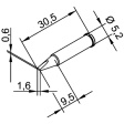 102CDLF16 Soldering tip Chisel shaped 1.6 mm