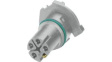 1425595 M12 Panel Mount Socket, 5 Poles, L-Coded, Solder