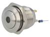 V16B-10D-12W-S Переключатель: антивандальный; 1; SPST-NO; 2A/36ВDC; IP65; O16мм