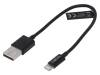 UA0240 Кабель; USB 2.0; вилка USB A, вилка Apple Lightning; 180мм