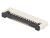 PCA-6G-24-HL-3 Разъем: FFC / FPC; горизонтальный; PIN:24; SMT; 0,4А; 30мОм; 0,5мм