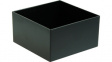 RND 455-00020 Герметичная коробка черная 75 x 75 x 40 mm ABSUL 94V-0