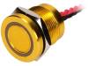 PS193P10Y31R12VT Переключатель: пьезоэлектрический; Положения: 2; SPST-NO; IP68