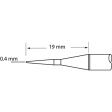 PTTC-701 Soldering Tip Conical, pair 390 °C