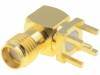 RF2-03-T-00-50-G Гнездо; SMA; "мама"; угловой 90°; THT; тефлон; позолота