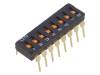 A6T8102 Переключатель: DIP-SWITCH; Кол-во секций: 8; ON-OFF; 0,025A/24ВDC