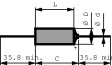 T110A334K035AS Танталовый конденсатор 330 nF 35 VDC