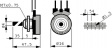 T-16SHM04N255A Потенциометр линейный 2.5 MΩ ± 30 %