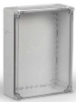 CPCF304013T Cubo C 300 x 400 x 132 мм, выбивные фланцы, прозрачная крышка, PC, IP 66/67