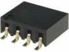 ZL268-4SGH Гнездо; штыревое; "мама"; PIN:4; горизонтальный; 2,54мм; SMT; 1x4