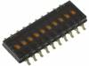 MCDHN-10F-T-V Переключатель: DIP-SWITCH; Кол-во секций:10; ON-OFF; 0,1A/50ВDC