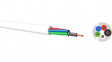 LEDotronic 4x0,5+1x1,0qmm ws Control cable   4  x0.50 mm2 (1 x 1.00 mm2) unshielded