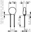 DE1E3KX152MN5A Capacitor 1.5 nF 250 VAC SEV 400 VAC