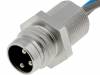 ELST3308RVFM Разъем: М8; 0,5м; "папа"; PIN:3; на панель, на провод; гнездо; E; 4А