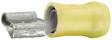 3914 [100 шт] Blade receptacle Tinned Brass Yellow 9.5 x 1.2 mm Pack of 100 pieces