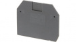 XW5E-S16 End cover 57.5 x 2.2 x 46.6 mm dark grey XW5E