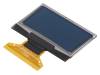DEP 128064D-W Дисплей: OLED; графический; 1,28"; 128x64; Разм:34,5x23x1,65мм