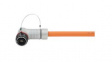 HVBI905R10AFCARDFG70L0000 Connector with Interlock, A Coded, Red, Plug, 1 Contacts, 70 ... 70mm², 250A
