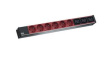800.2333 Power Distribution Unit 9x DE Type F (CEE 7/3) Socket / IEC 60320 C19 Socket - IEC 60320 C20 Plug