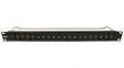 CP30191 Loaded RF Feed-Through Panel 1U, 20x 75Ohm, BNC Socket - BNC Socket
