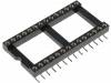 GOLD-28P-SMD Панелька: DIP; PIN:28; 15,24мм; Контакты: сплав меди; SMT; 0?85°C