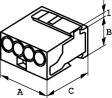 243-508 Socket terminal 8P