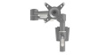 52.052 Viewmate Adjustable Wall Mount Monitor Arm 15kg 75x75/100x100 Silver