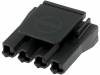 444412004, Разъем: провод-плата; SABRE; вилка; "мама"; PIN:4; без контактов, Molex