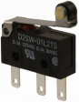 D2SW-01L2T Micro switch 0.1 A Roller lever 1 change-over (CO)