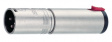 NA3MJ Xlr plug/jack socket, diam. 6.3 mm, stereo, 1 x xlr male, 3-pin, xlr