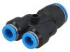 130612, Тройник; редукционный, быстроразъемный; -95?6бар; Мат-л: полимер, Festo