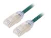 STP28X1MGR Patch cord; F/UTP,TX6A-28™; 6a; однопров; Cu; LSZH; зеленый; Дл: 1м
