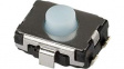EVQP2H02B Микропереключатель TACT; SPST; Положения: 2; 0,02A/15ВDC; синий