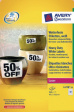 L4778-20 Weatherproof Labels, 20 sheets/960 labels, 45.7 x 21.2 mm, W