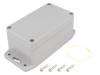 G308MF Корпус: универсальный; Х:65мм; Y:115мм; Z:55мм; с креплениями; ABS