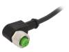 7000-12341-6141000, Соединительный кабель; M12; PIN:4; угловой; 10м; вилка; 30ВAC; 4А, MURRELEKTRONIK