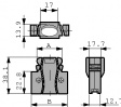 10350-52FO-008 Корпус с захватом для штекера MDR