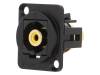 CP30232MB Соединитель; гнездо RCA, с обеих сторон; Корп: стандарт XLR