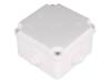 0223-00, Корпус: соединительная коробка; Х:92мм; Y:92мм; Z:50мм; накладной, ELEKTRO-PLAST NASIELSK