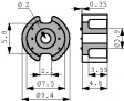 B65935-E-X33 Сердечник PS 9 x 3.5 M33