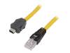 09482612749004, Кабель: patch cord; вилка RJ45,ix Industrial вилка; Кат:6a; 0,4м, Harting