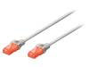 DK-1512-015 Patch cord; U/UTP; 5e; многопров; CCA; ПВХ; серый; 1,5м