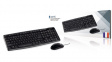CSKMCU100FR USB Keyboard & Optical Mouse FR USB Black