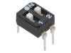 EAM102EZ Переключатель: DIP-SWITCH; Кол-во секций: 2; OFF-ON; 0,025A/24ВDC