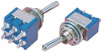 MS 524 Miniature Toggle Switch, (On)-Off-(On), Soldering Lugs