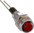 2662.8021 Индикат.лампа: LED; вогнутый; красный; Oотв: O6мм; латунь; OLED:3мм