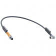 RSMV 3-RKMWV/LED A 3-224/1 M Connecting cable M8 (90deg) Coupling M8 Plug 1 m