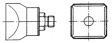 Q10 Hot Air Nozzle, Quad, 18mm