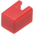 B32-1080 Клавишный колпачок красный 4 x 4 mm