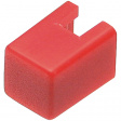 B32-1080 Key cap red 4 x 4 mm